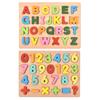 Oz Toy Wooden Number + Alphabet 3D Puzzle Set, Korean Popular Puzzles