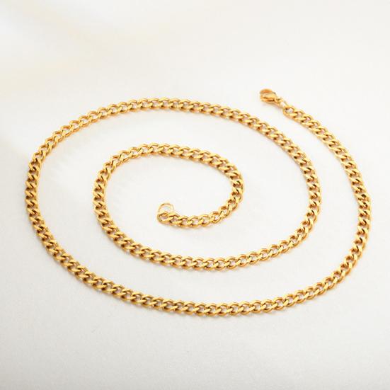 Цепочка-ожерелье для мужчин и женщин, серебряная, золотая, черная, тонкая, кабельная, хип-хоп, украшения для свиданий, ежедневных, банкетных, вечеринок