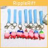 Adorable Kirby Keychain Cute Car Key Accessory For Couples And Bag Decoration