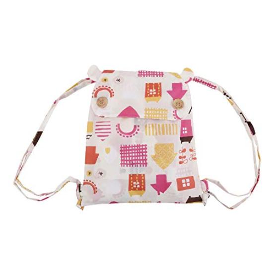 ogawa Kukkahippo подходит для школы, имеет регулируемые складки для рюкзака, светоотражающего гиппопотама, эластичную и вместительную часть. Соответствует рисунку на