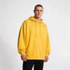 Street Style Yellow Hoodie Allover Rhinestone Star Design Cotton Pullover Men Women