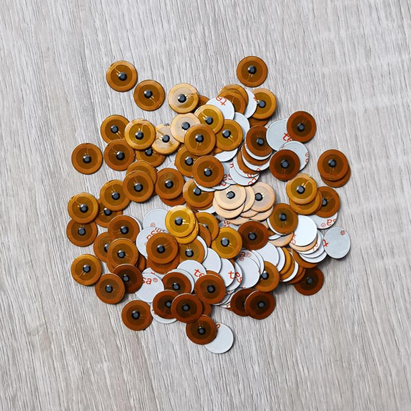 1 шт. микро-маленький размер Rfid 13,56 МГц NFC программируемый чип Bluetooth этикетка/наклейка FPC метка диаметр 12 мм