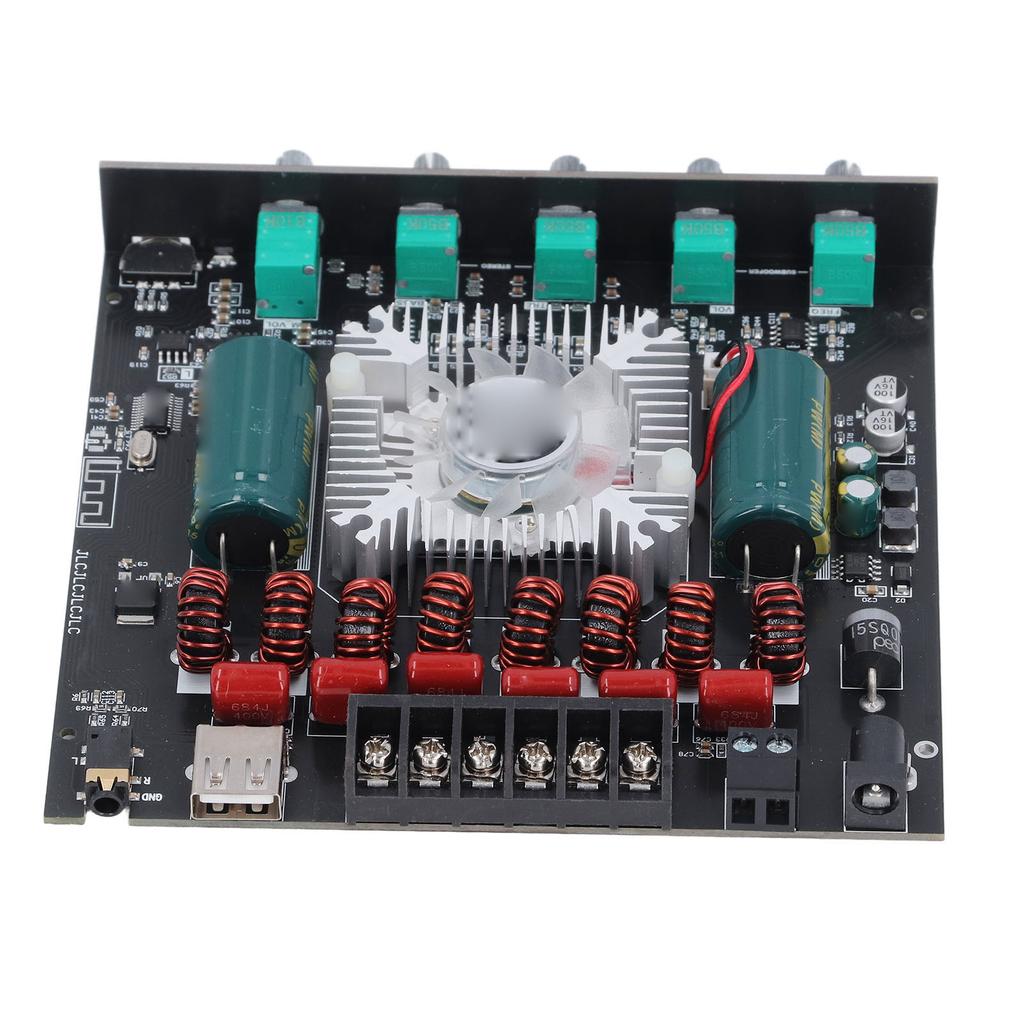 ZK AS21 Bluetooth Amplifier Board Dual Channel TPA3255 Chip 220Wx2 Plus 350W Sound Power Amplifier Module 16‑38V