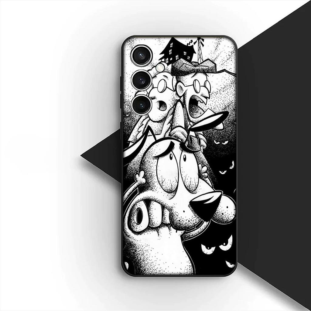 Чехол-постер C-Смелый пес C-Трусливая корова для Xiaomi Redmi Note 14 13 Pro Plus ProPlus 14C A3 Pro+ 14Pro 5G Чехол для телефона