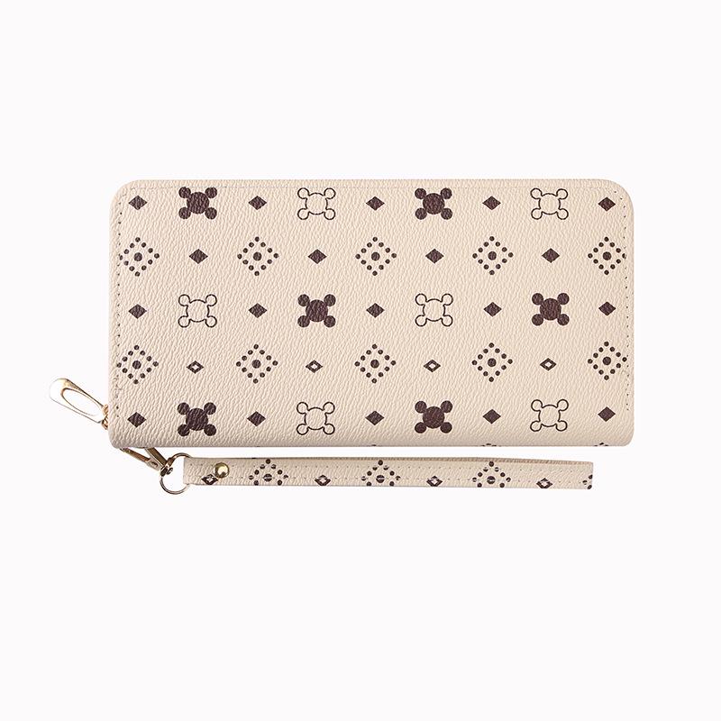 Женский длинный кошелек 2025: Многослотовый кошелек для карт, Кошелек для монет, Зажим для денег, Клатч на молнии, Держатель для телефона.