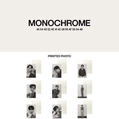 BTS МОНОХРОМНАЯ распечатанная фотография Jimin V Jungkook ver.