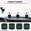 Универсальный цифровой автомобильный HUD Head Up Display GPS спидометр датчики компас USB порт компас измеритель скорости для легковых пикапов