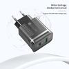 Быстрое зарядное устройство с двумя портами PD+USB: Адаптер Type-C США/ЕС