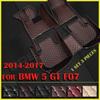 Car Floor Mats for BMW 5 GT F07 535i 528i Five Seats 2014 2015 2016 2017 Auto Pads Automobile Carpet Cover Interior Accessories