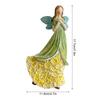 Resin Elf Girl Figurine Creative Fairy Decoration For Living Room Desk Art Craft