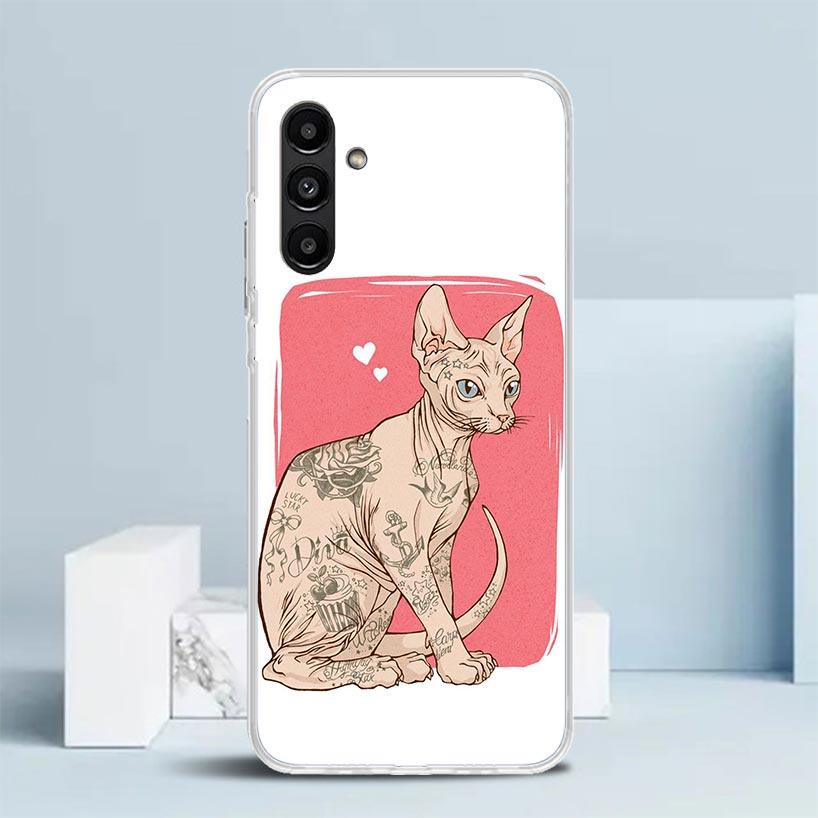 Чехол для телефона Lavaza Sphynx Sphinx Cat для Samsung Galaxy A17 A37 A57 A16 A15 A14 A13 A56 A55 A54 A53 A36 A35 A34 A33 A26 A25 A24 A