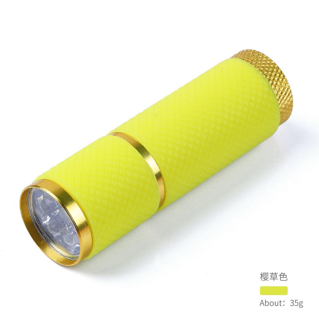 Сушилка для ногтей Mini 9 светодиодных лампочек фонарик УФ-лампа для гель-лака портативный маникюрный инструмент для дизайна ногтей ручная быстрая сушка