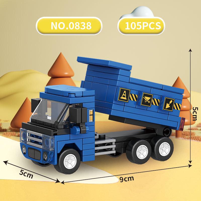 Образовательная модель гоночного автомобиля, совместимая с LEGO, игрушка из мини-строительных блоков