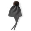 Autumn and winter new cashmere hat European and American big fox hairball hundred bags head warm ear protection cold knitting
