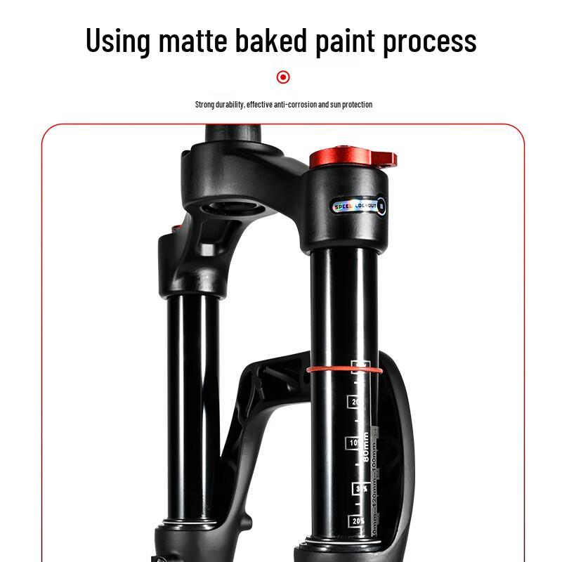 GEETHA 135MM Амортизационная вилка с толстой покрышкой