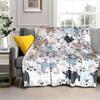 Cartoon Animals Soft Plush Bed Throwing Cartoon Picnic Thin Blankets Modern Flannel Blanket Cover Gedruckt Bettdecke Geschenk