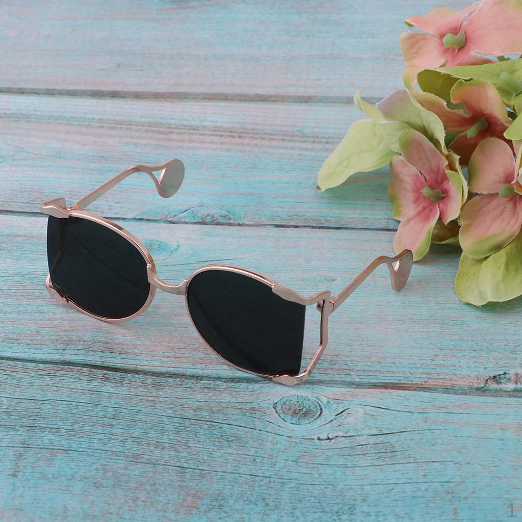 Крутые очки в овальной оправе с цветными линзами для кукол или 15-20 см для самостоятельного изготовления аксессуаров