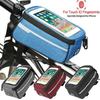 Сумка для хранения велосипеда, многофункциональная водонепроницаемая портативная 6-дюймовая передняя сумка для велосипеда, держатель для телефона, аксессуары для велоспорта