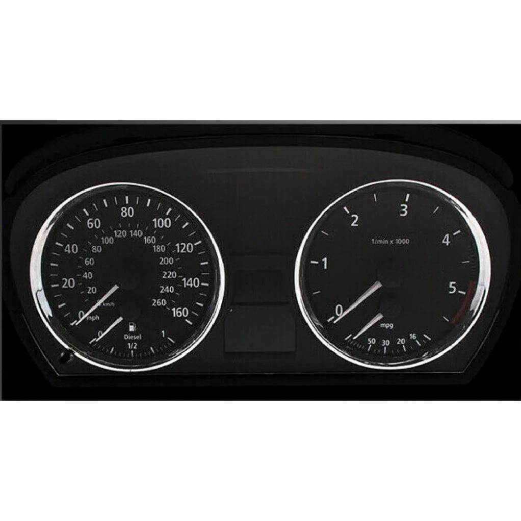 2 шт. Накладки на кольца приборной панели для BMW E90 E91 E92 E93