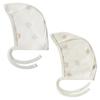 Baby&I Bonnet 2-piece Set, FREE (16 X 11 Cm), White, Cream, Popular Baby Clothes In Korea