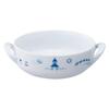 Тарелка Noritake Light Step, 16 см x, для микроволновой печи и посудомоечной машины, из тонкого фарфора, с ручкой, 370 куб. см, Детская посуда, Безопасная, Синяя, (Армированный фарфор),