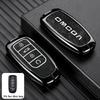 Чехол для автомобильного ключа из цинкового сплава для Chery Omoda C5 5 E5 SUV 7 3 8 FX Брелок Защитная крышка Чехол-держатель Аксессуары для брелока