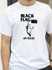 Футболка Punk Rock Группа Black Flag Летняя Скругленный вырез Короткий рукав Мужская Футболка Новая ТИШОТКА Футболка Женские Топы