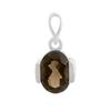 Серебряная подвеска с раухтопазом (дымчатым кварцем) 1.075ct (2207313)