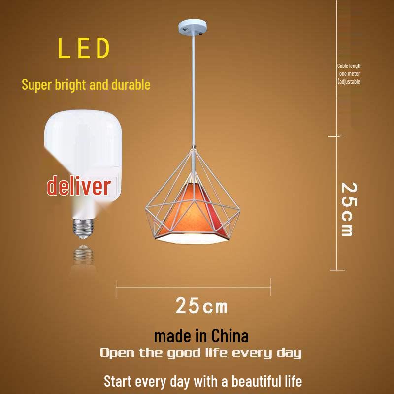 Влиятельный Салон Красоты Ретро-Люстра с Алмазным Декором для Парикмахерской или Магазина Молочного Чая