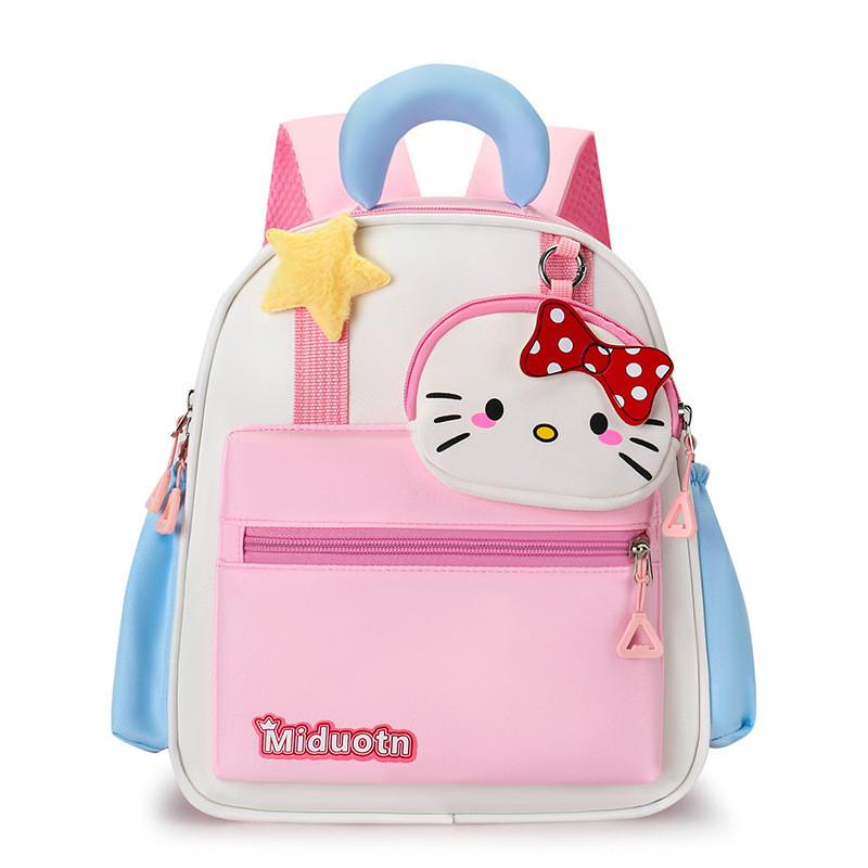 Рюкзак Kuromi Hello Kitty Melody из дышащего нейлона с лямками с воздушной подушкой для детей детского сада