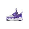 Air 23/7 TD Purple Venom Baby Sneakers Medium-Silver White DQ9294-500