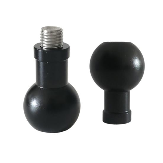 17mm/25mm Ball Head Bolt Ball Head Adapter Easy Adjustment M6/M8/M10 Adapter Phone Holder Car