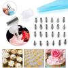 Stainless Steel Cake Decorating Cupcake Pastry Bag Baking Mold Ice Cream Tool Icing Piping Nozzles