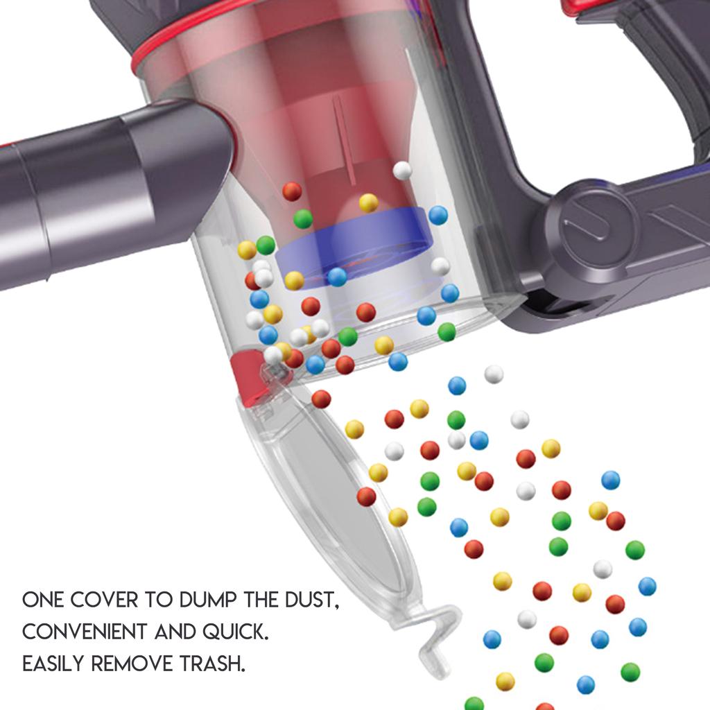 Vacuum Toy Set Easy To Assemble Safe Fun Simulation Electric Vacuum Cleaner Toy For Kids