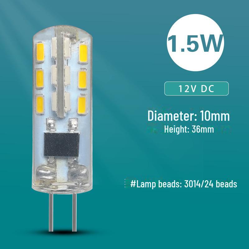 G4 LED Lamp Beads 12V DC Corn Bulb Light Silicone Patch