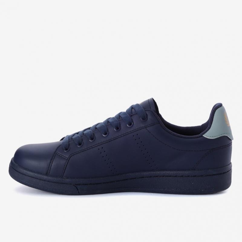 Fred Perry Кожаные черные кроссовки B721