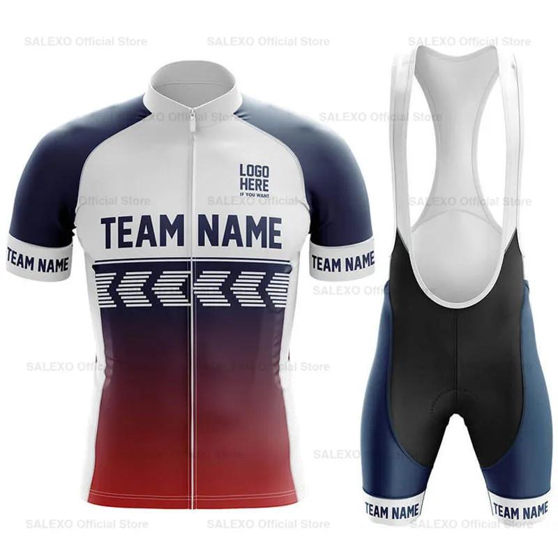 2026 Outdoor Cycling Suit Custom Team  Cycling Jerseys Set Breathable Men's Road Bicycle Clothing Suit Summer Cycling Clothes Mountain Bike Maillot
