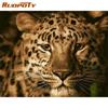 RUOPOTY Frameless Diy Paint By Numbers Animals Kit Acrylic Wall Art Picture By Numbers Canvas Painting For Home Decoration Arts