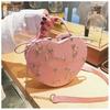 1 Pcs Women PU Leather Shoulder Bag Leisure Spring Summer Heart-shaped Handbag Crossbody Bags Zipper