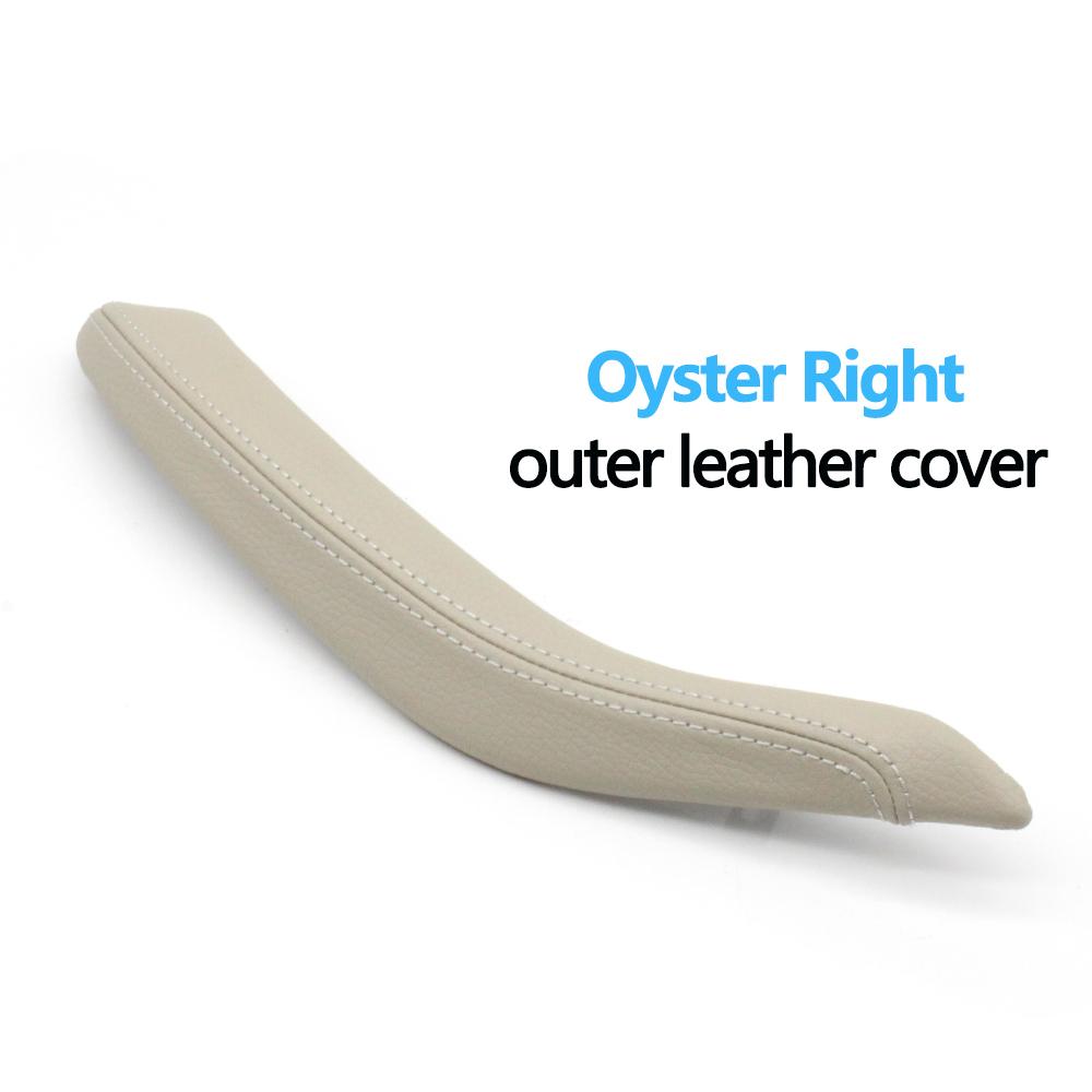 Внутренние пассажирские двери автомобиля, тянущая ручка, внешний кожаный чехол, замена для BMW X5 X6 F15 F16