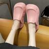 Модные кавайные тапочки для дома милые летние толстые розовые туфли для женщин 2024 года женские тапочки сандалии на платформе на пляже обычные роскошные VIP