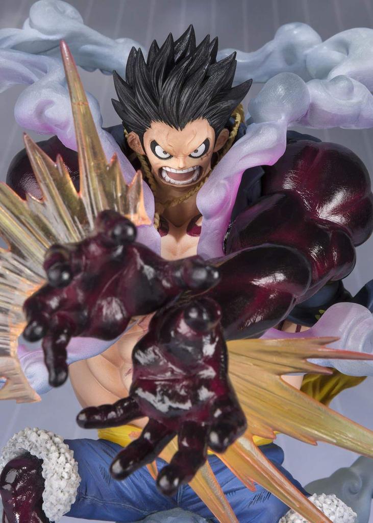 TAMASHII NATIONS Figuarts ZERO ONE PIECE Monkey Bazooka 180 мм окрашенная готовая фигурка D. Luffy-Gear 4-Lion - Приблизительно. АБС и ПВХ