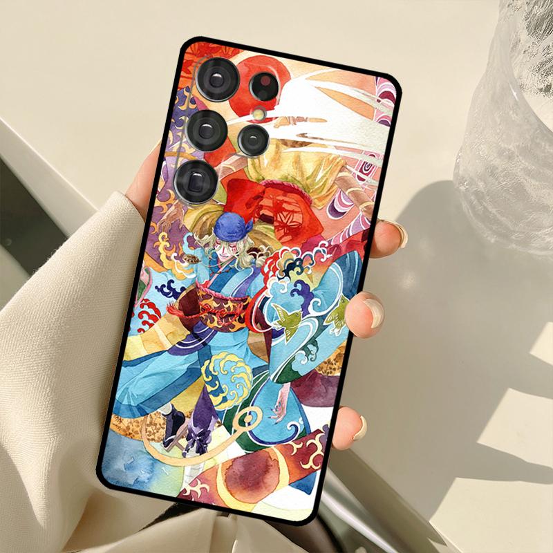 Чехол Ukiyoe mononoke Kusuriuri для Samsung Galaxy S24 Ultra S21 S22 S23 S25 Ultra S9 S10 Plus S20 FE S25 FE Задняя крышка