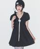 Iligo Sailor Collar Dress Black