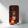 FF Аниме S-SHINRA С принтом S-SHINRA Чехол для телефона для Samsung S25, S24, S21, S22, S23, S20, Ultra, S26, Plus, Fe, Note, 5G Черный чехол