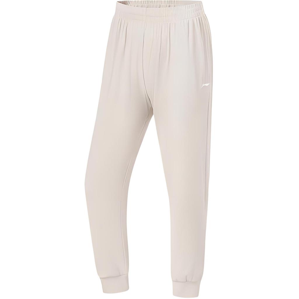 Li-Ning Comfortable Versatile Breathable Casual Knitted Sports Pants Women Bottoms Moonlight-Gray AKLT328-2