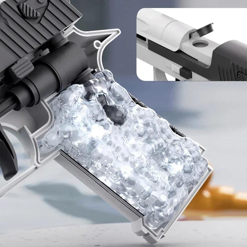 Мини Desert Eagle, механический водяной пистолет непрерывной стрельбы, маленький пистолет, летний уличный пляжный плохой игрушечный водяной пистолет для стрельбы для детей