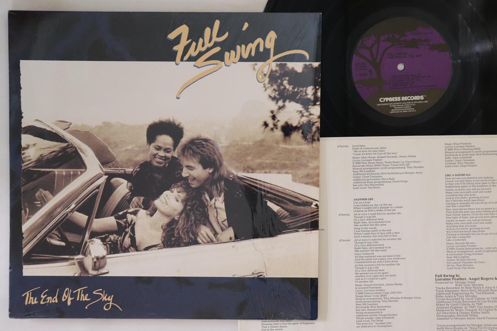 LP Record FULL SWING  End Of The Sky YL0128 CYPRESS 1989 US Pop Used