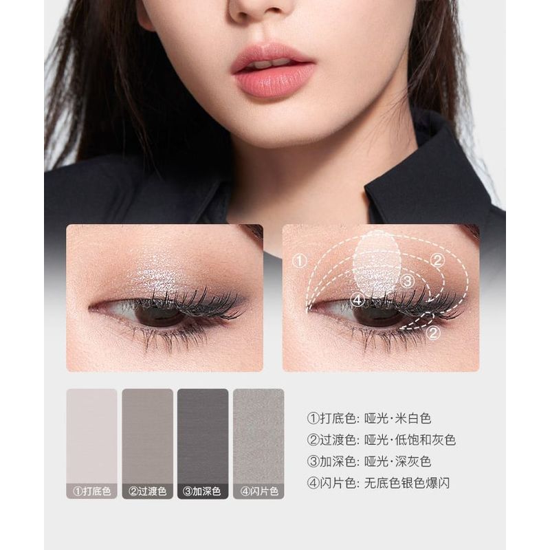 SPENNY - 4-Color Eyeshadow Palette - Cement