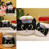 Черный Кот Шериф Плюшевая Игрушка Мультяшный Персонаж Подарок для Детей Большой Размер